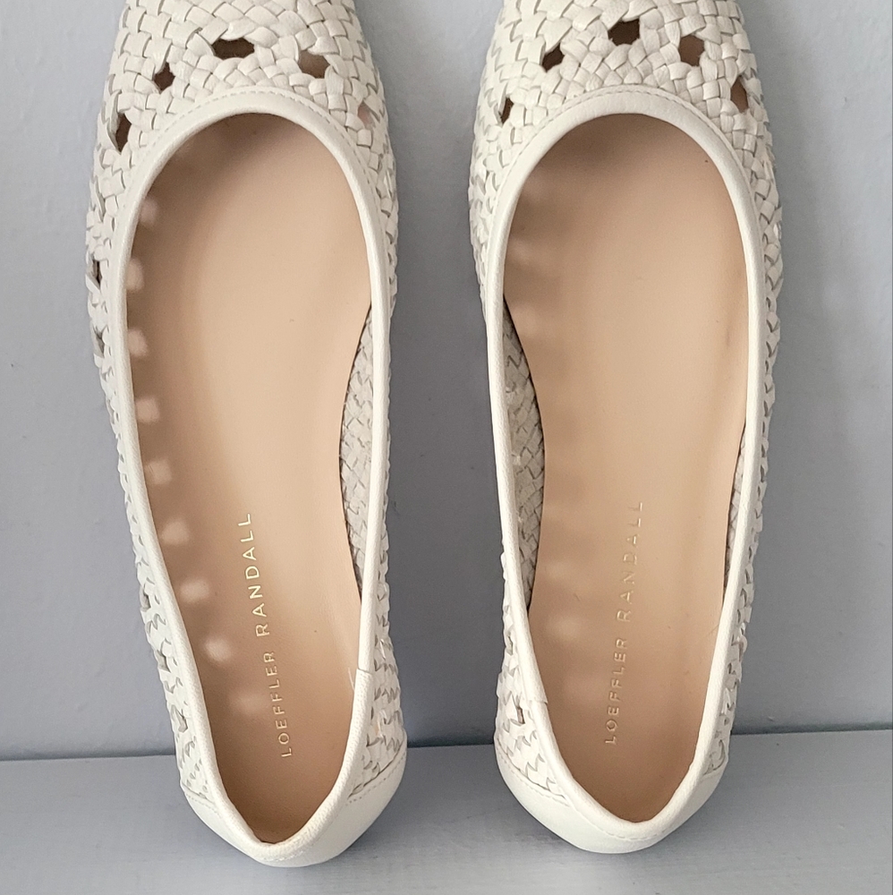 Loeffler Randall Braded Leather Ballet Flats 6.5 - Picture 4 of 10